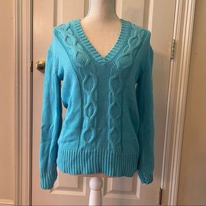 Old Navy medium hooded tourquoise sweater.